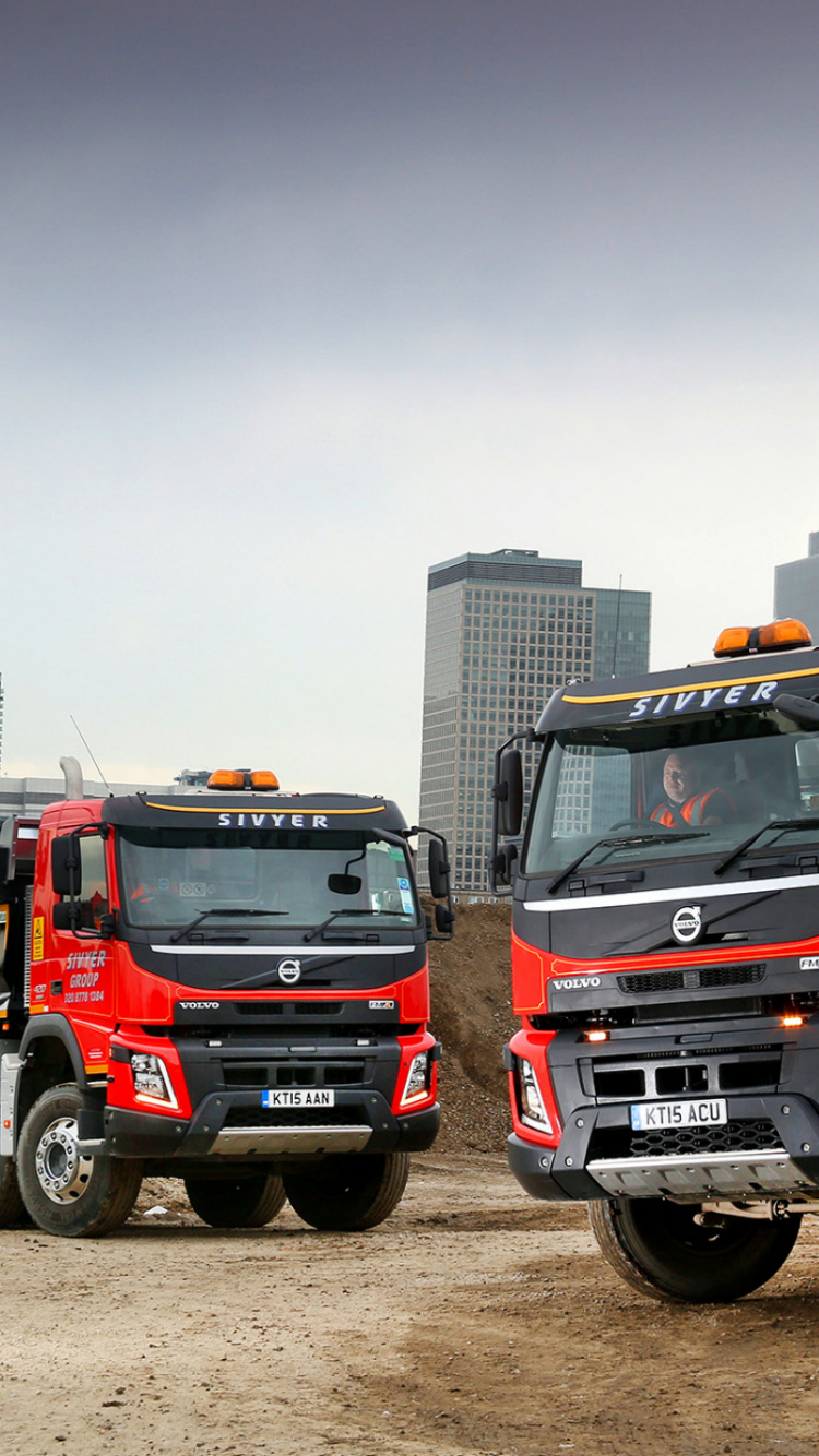 Обои Грузовики volvo, грузовик, транспорт, автомобильный дизайн, автомобильный экстерьер в разрешении 750x1334