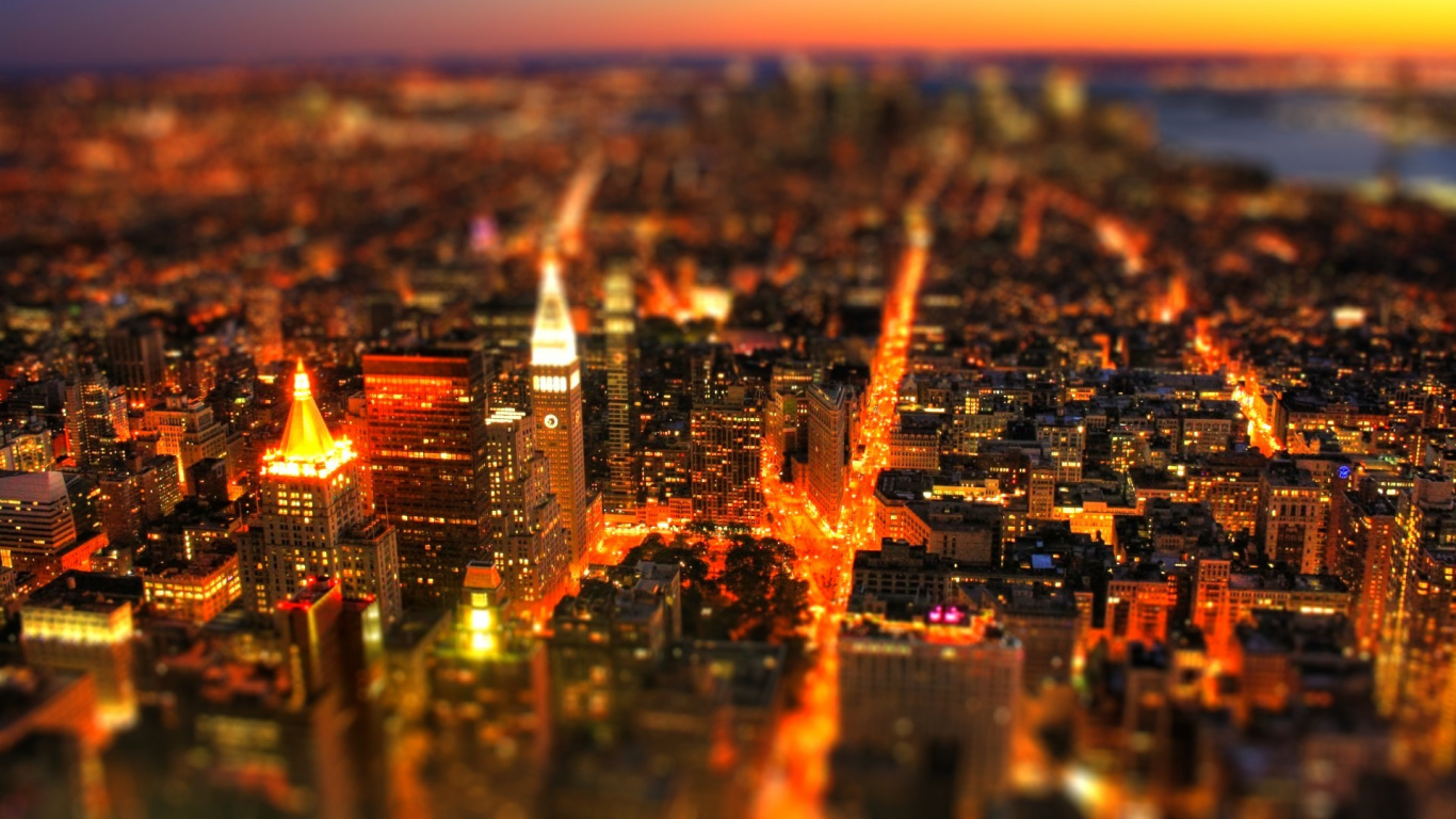 Обои городской пейзаж, городской район, город, метрополия, линия горизонта в разрешении 1366x768