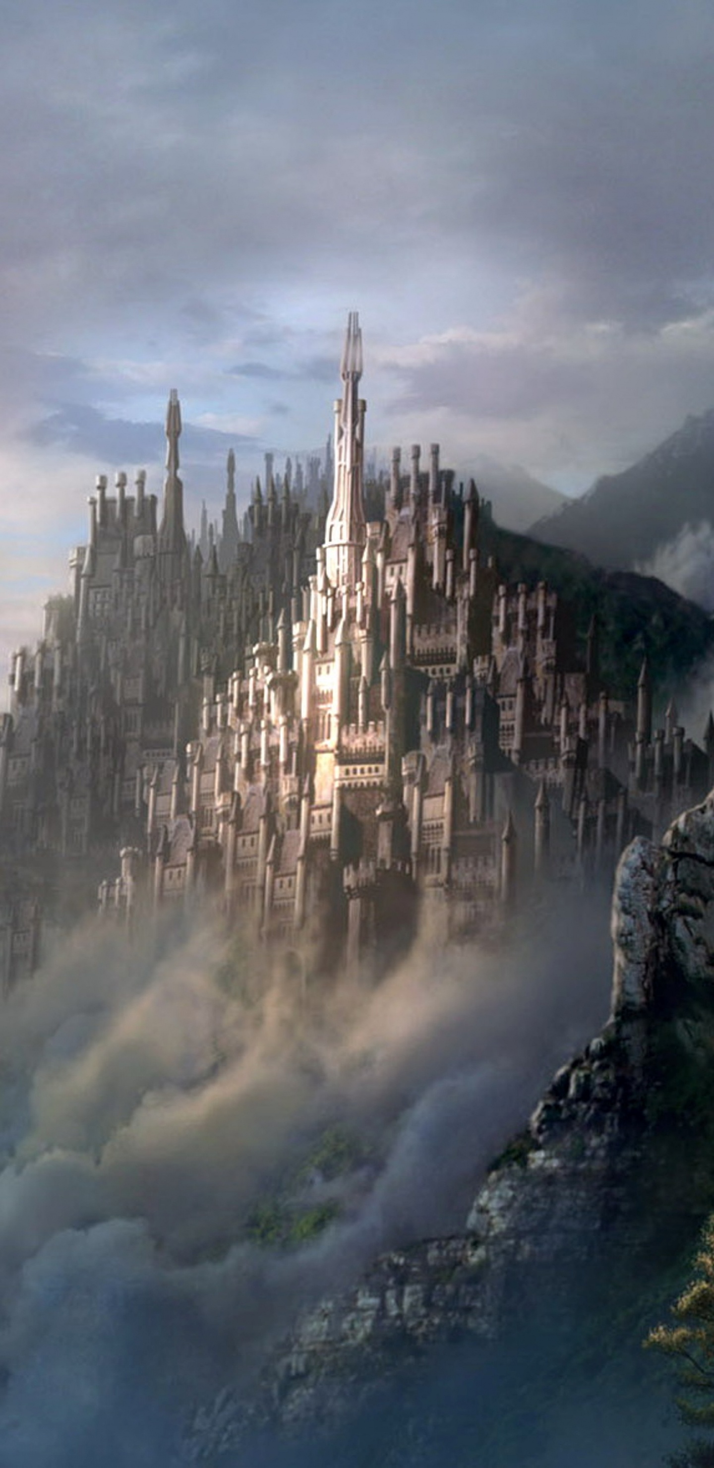 Обои гора, местность, достопримечательность, два шага от ада, Темная Гавань в разрешении 1440x2960