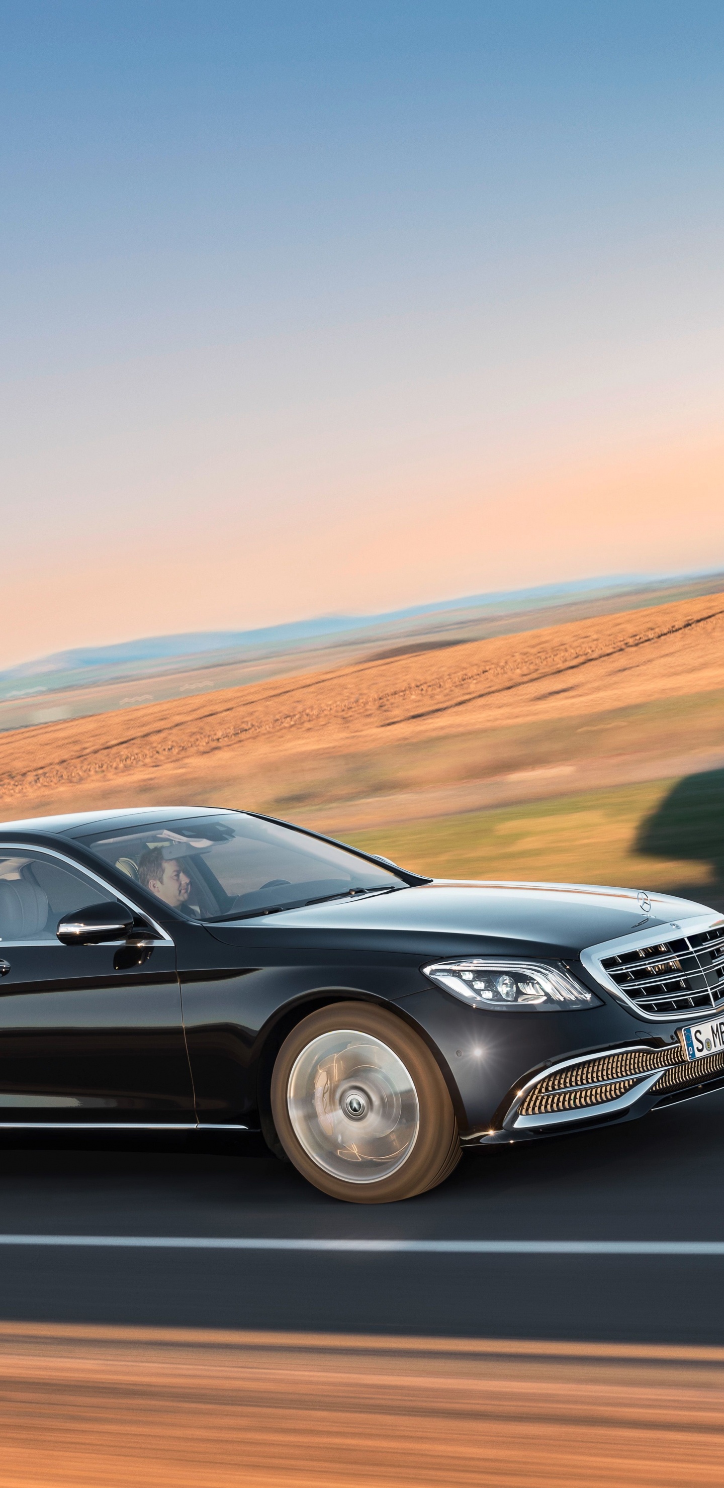 Обои Майбах, авто, полный размер автомобиля, Авто Шанхай, mercedes benz s class в разрешении 1440x2960