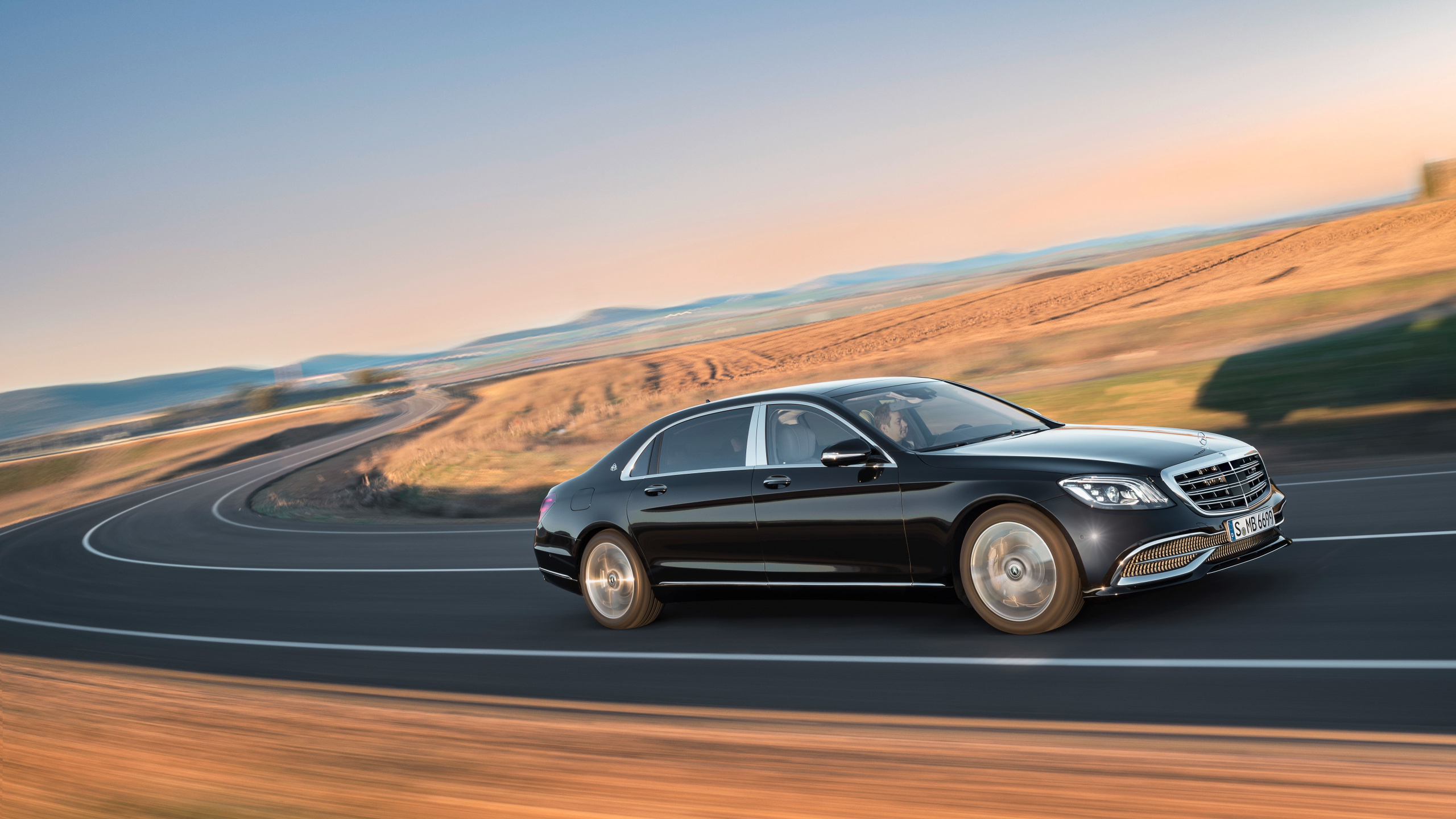 Обои Майбах, авто, полный размер автомобиля, Авто Шанхай, mercedes benz s class в разрешении 2560x1440