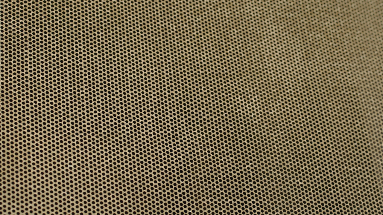 Обои латунь, ячейка, металл, узор, линия в разрешении 1280x720