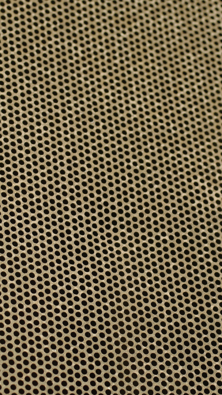 Обои латунь, ячейка, металл, узор, линия в разрешении 750x1334