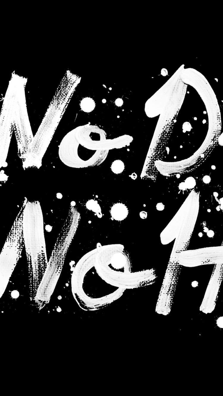 Обои текст, черный, каллиграфия, графический дизайн, монохромный в разрешении 750x1334