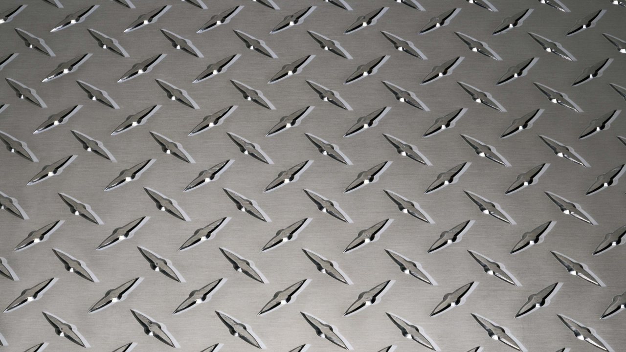 Обои Плиты диаманта, металл, узор, линия, сталь в разрешении 1280x720