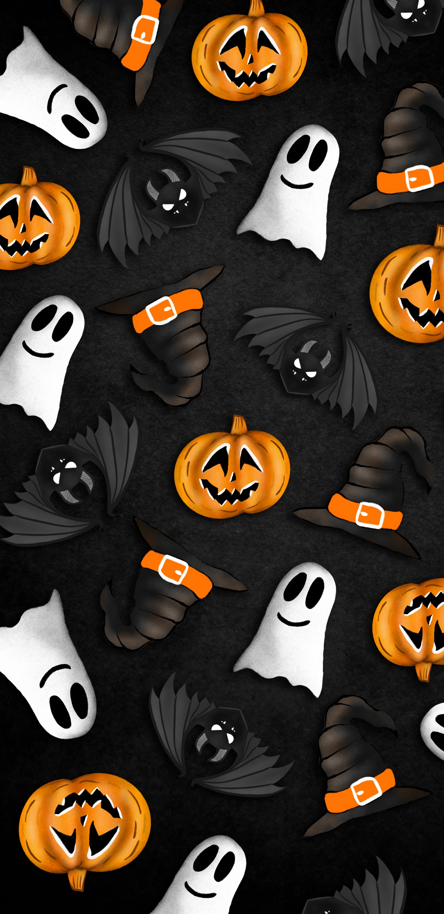 Обои Джек о фонарь, свет, черный, Оранжевый цвет, Янтарь в разрешении 1440x2960