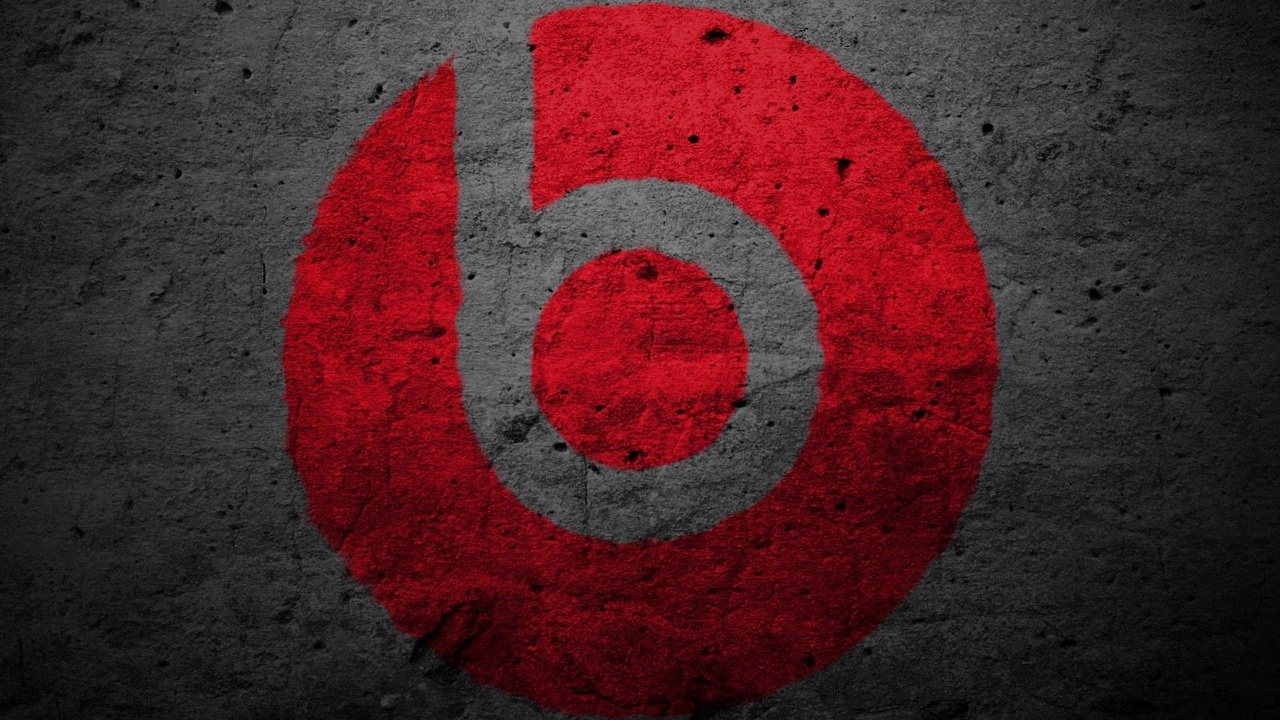 Обои красный цвет, лого, круг, графика, темнота в разрешении 1280x720