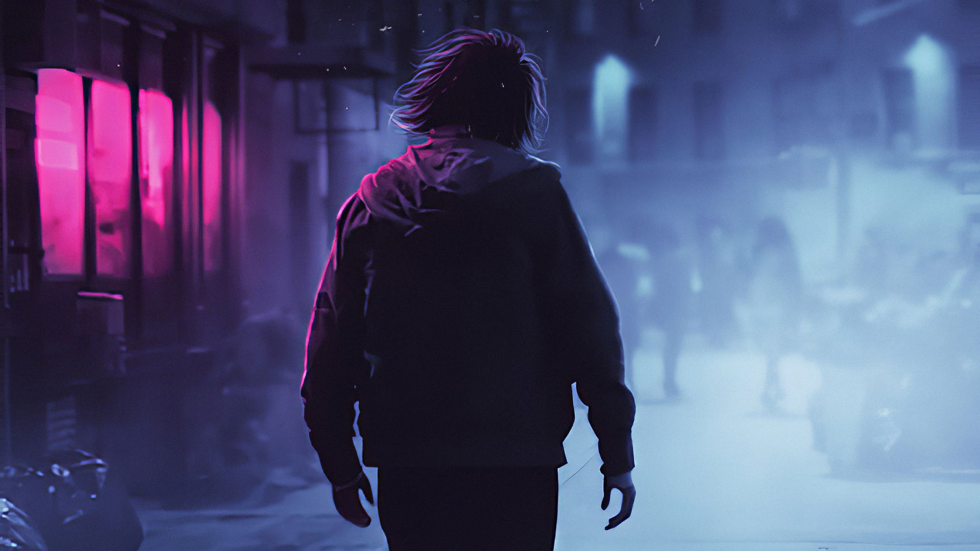 Обои верхняя одежда, арт, Бэтмен, рисование, электрик в разрешении 1920x1080