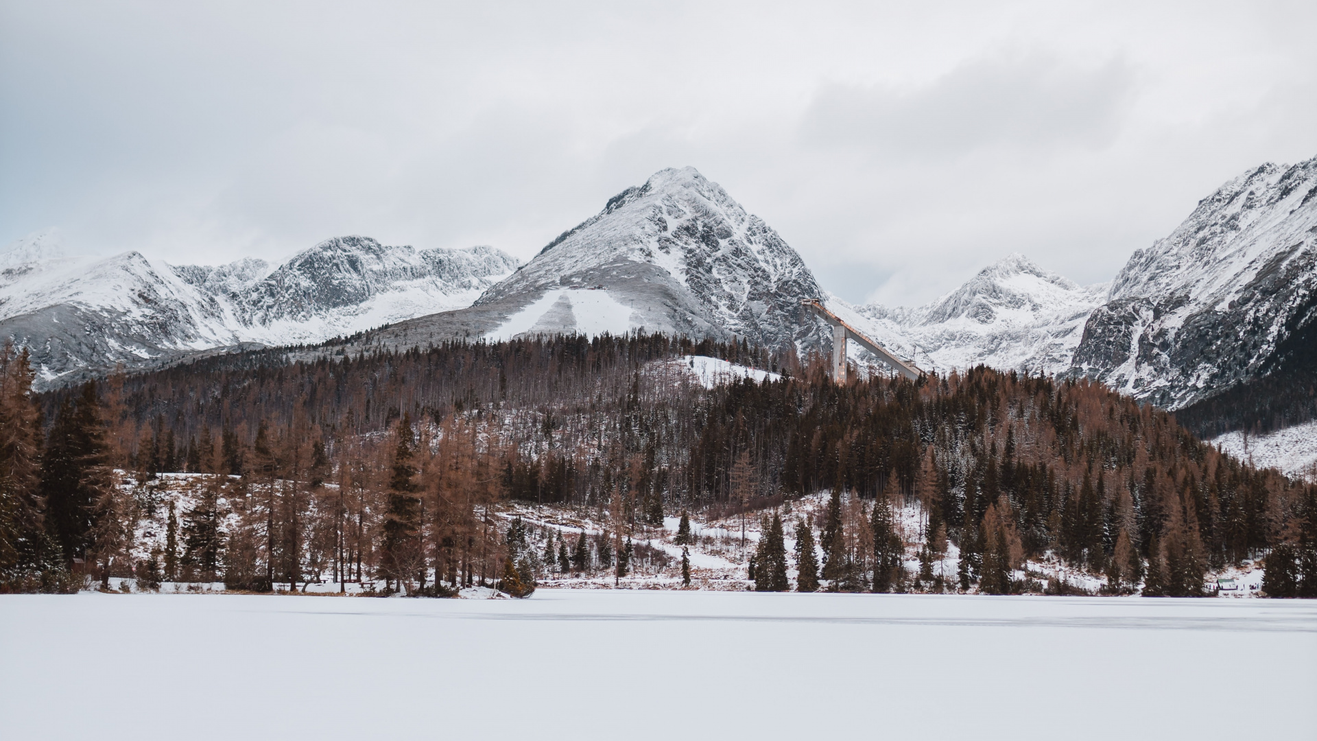 Обои дикая местность, горный хребет, замораживание, ледник, Альпы в разрешении 1920x1080