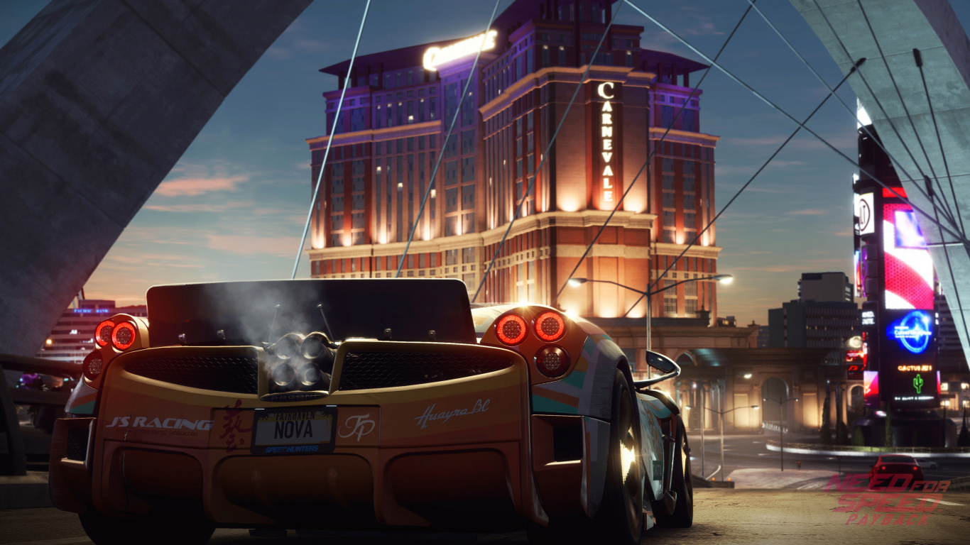 Обои need for speed payback, electronic arts, playstation 4, xbox one, авто в разрешении 1366x768