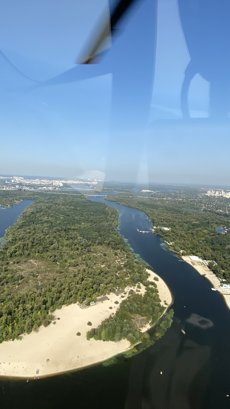 Обои полет, самолет, атмосфера земли, с высоты птичьего полета, гидроресурсы в разрешении 750x1334