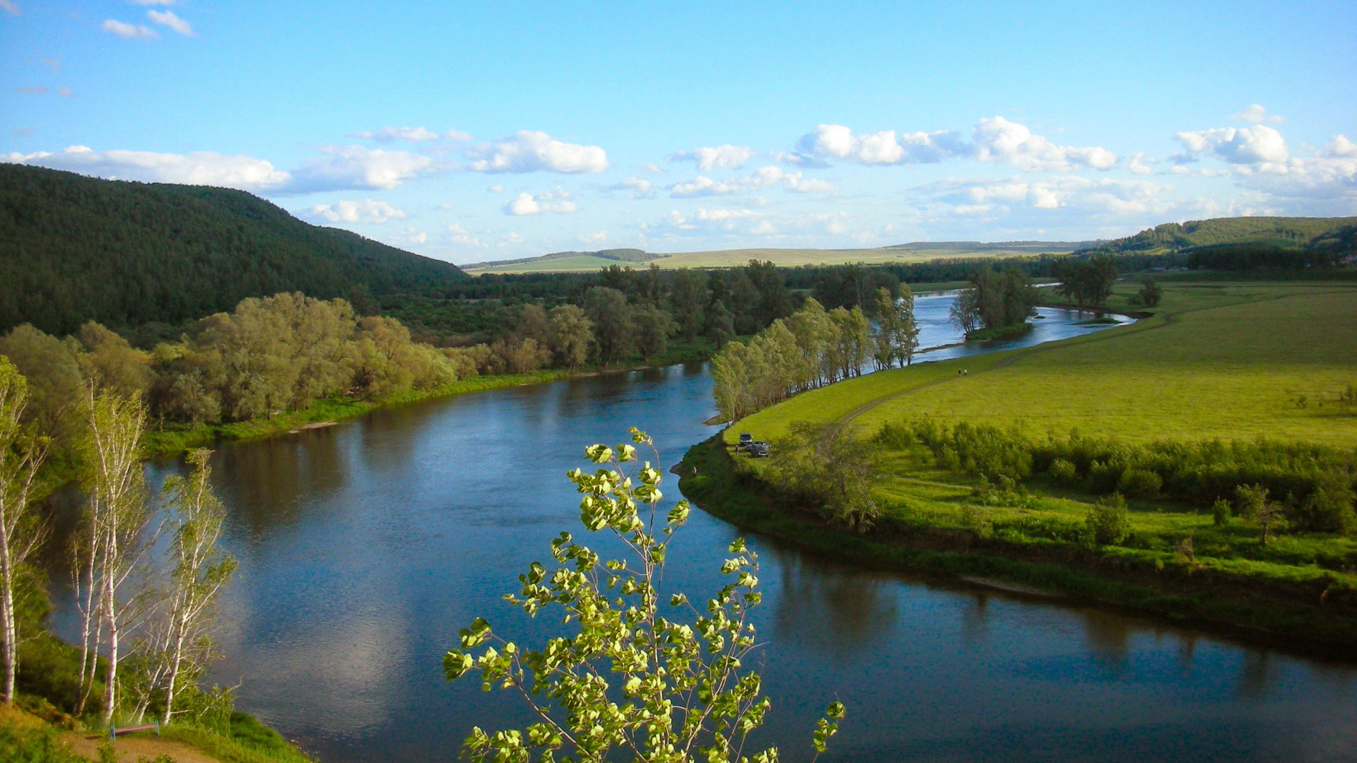 Обои природа, гидроресурсы, вода, реки, небо в разрешении 1920x1080