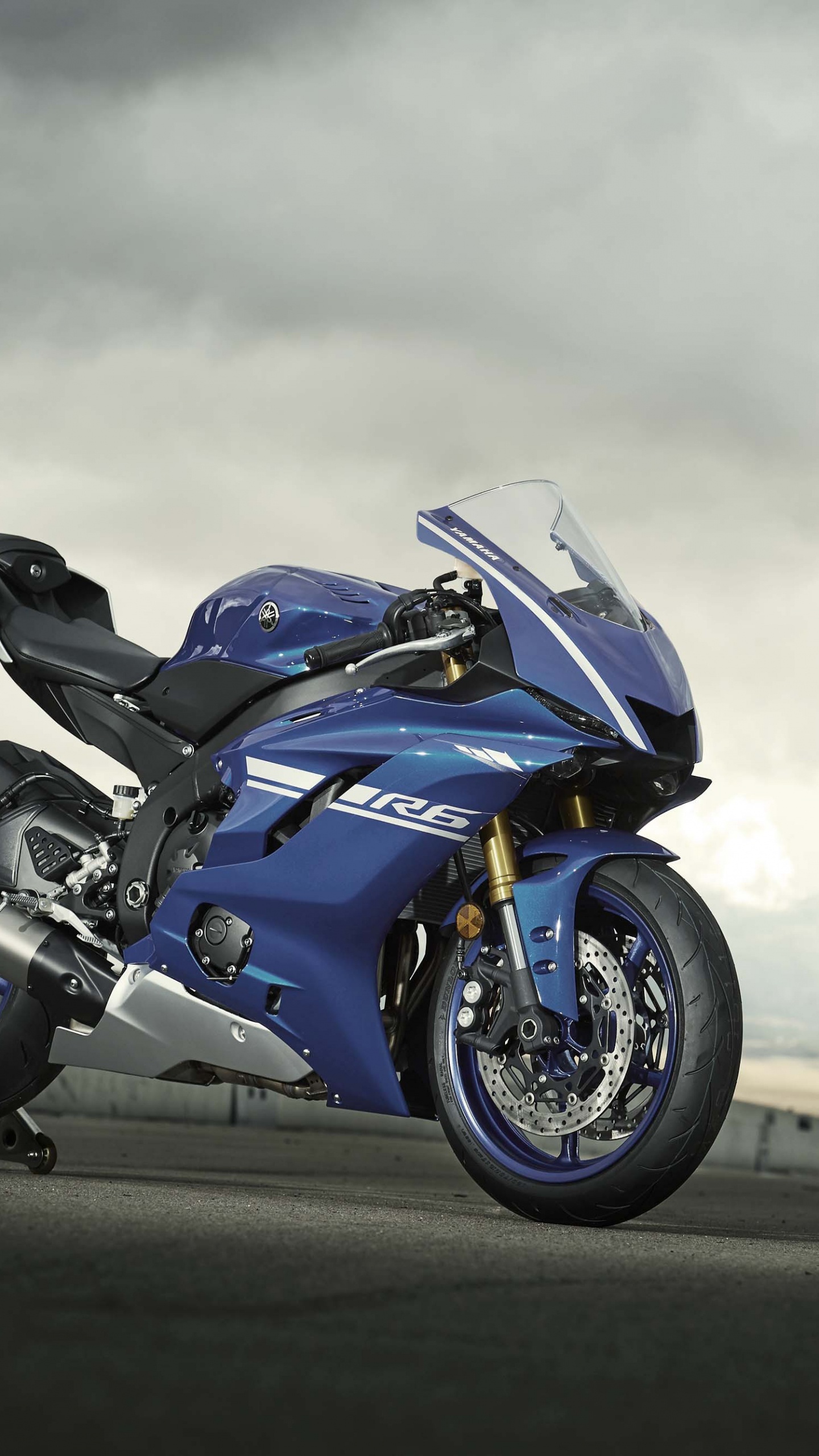 Обои Ямаха мотор Компани, мотоцикл, спортивный мотоцикл, мотоспорт, авто в разрешении 1440x2560