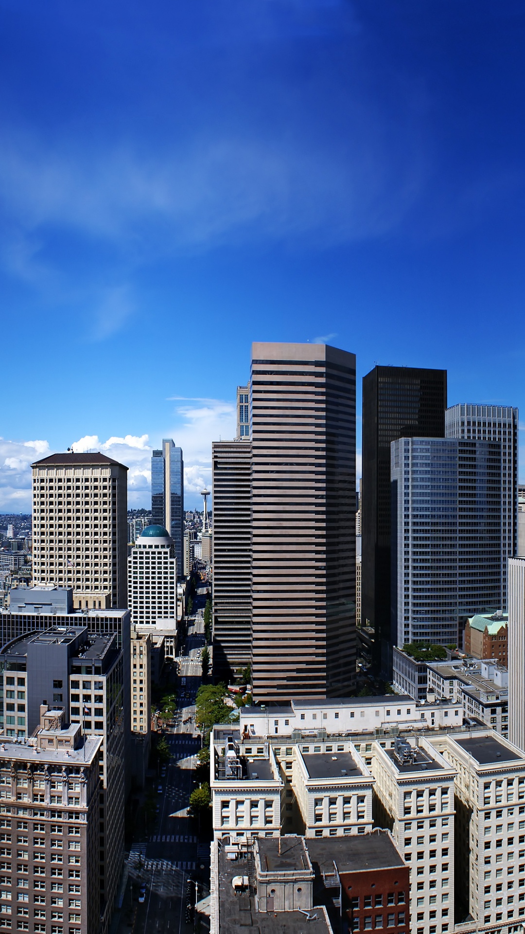 Обои город, дневное время, городской пейзаж, городской район, метрополия в разрешении 1080x1920