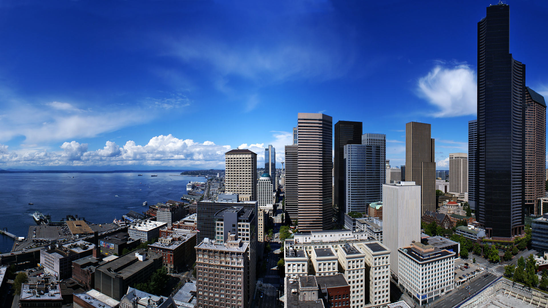 Обои город, дневное время, городской пейзаж, городской район, метрополия в разрешении 1920x1080