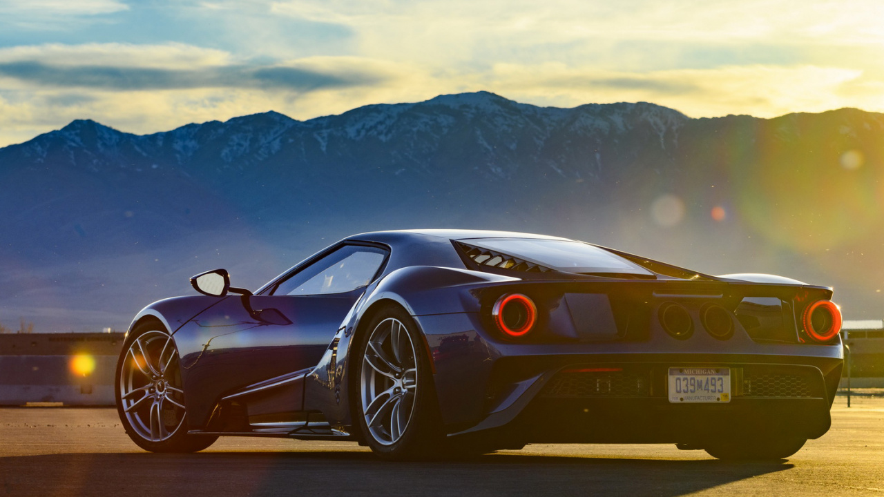 Обои ford gt, ford, легковые автомобили, Форд gt40 на, компания Ford в разрешении 1280x720