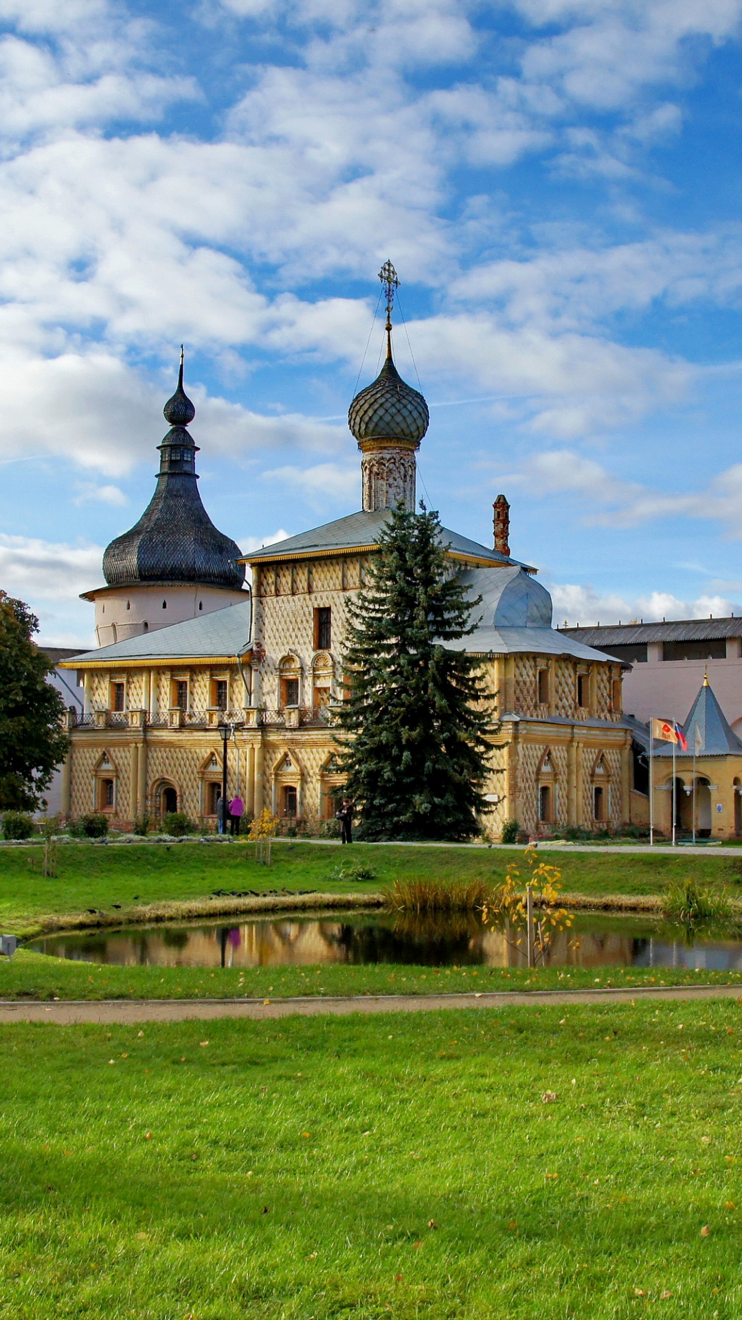 Обои город, имущество, величественный дом, дворец, средневековая архитектура в разрешении 1080x1920