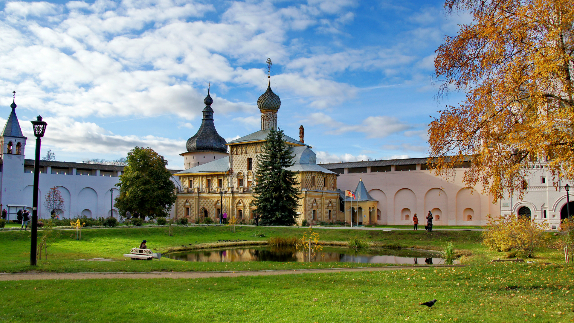 Обои город, имущество, величественный дом, дворец, средневековая архитектура в разрешении 1920x1080