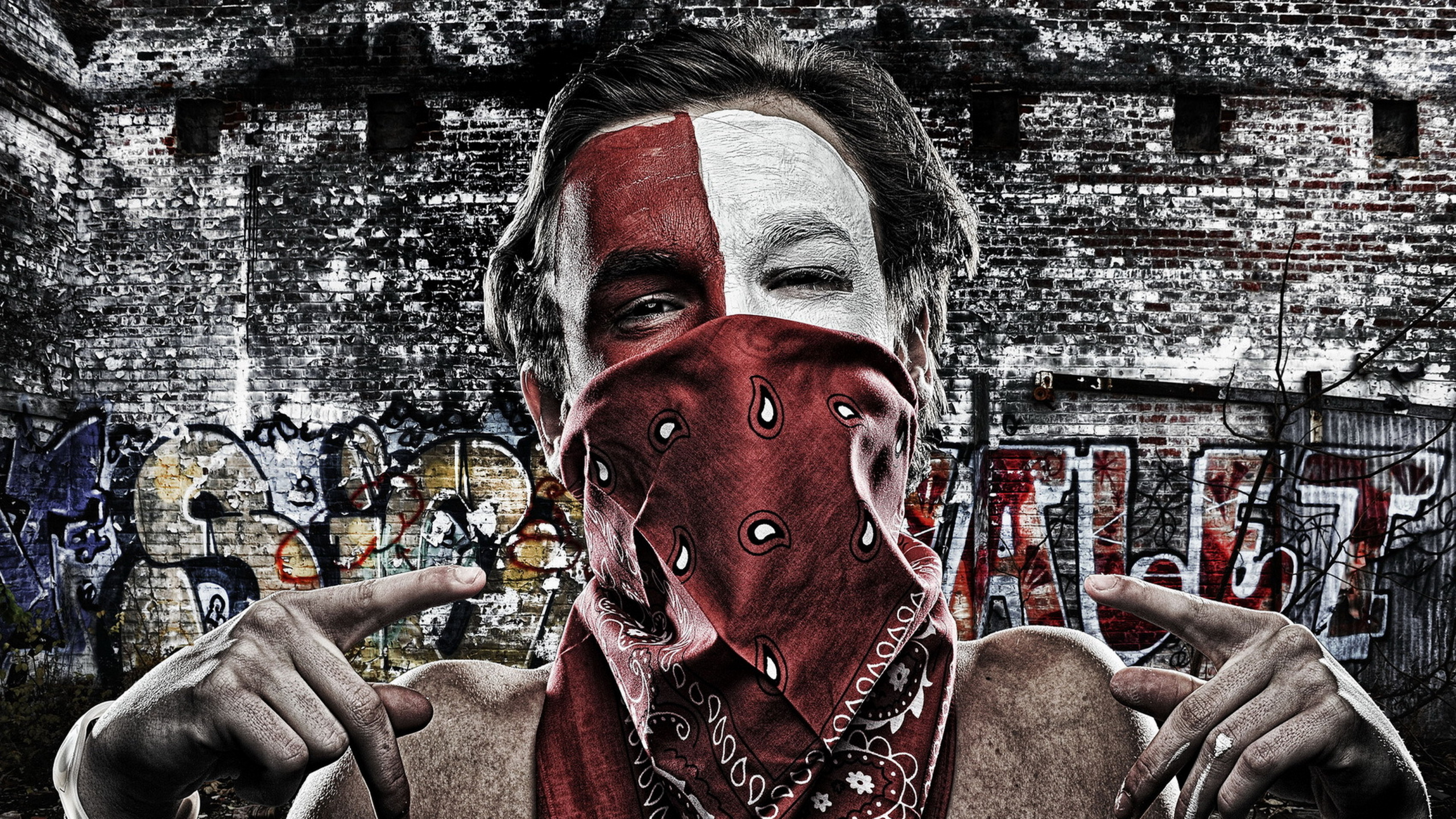 Обои арт, музыка, банда, храм, Гангста рэп в разрешении 2560x1440