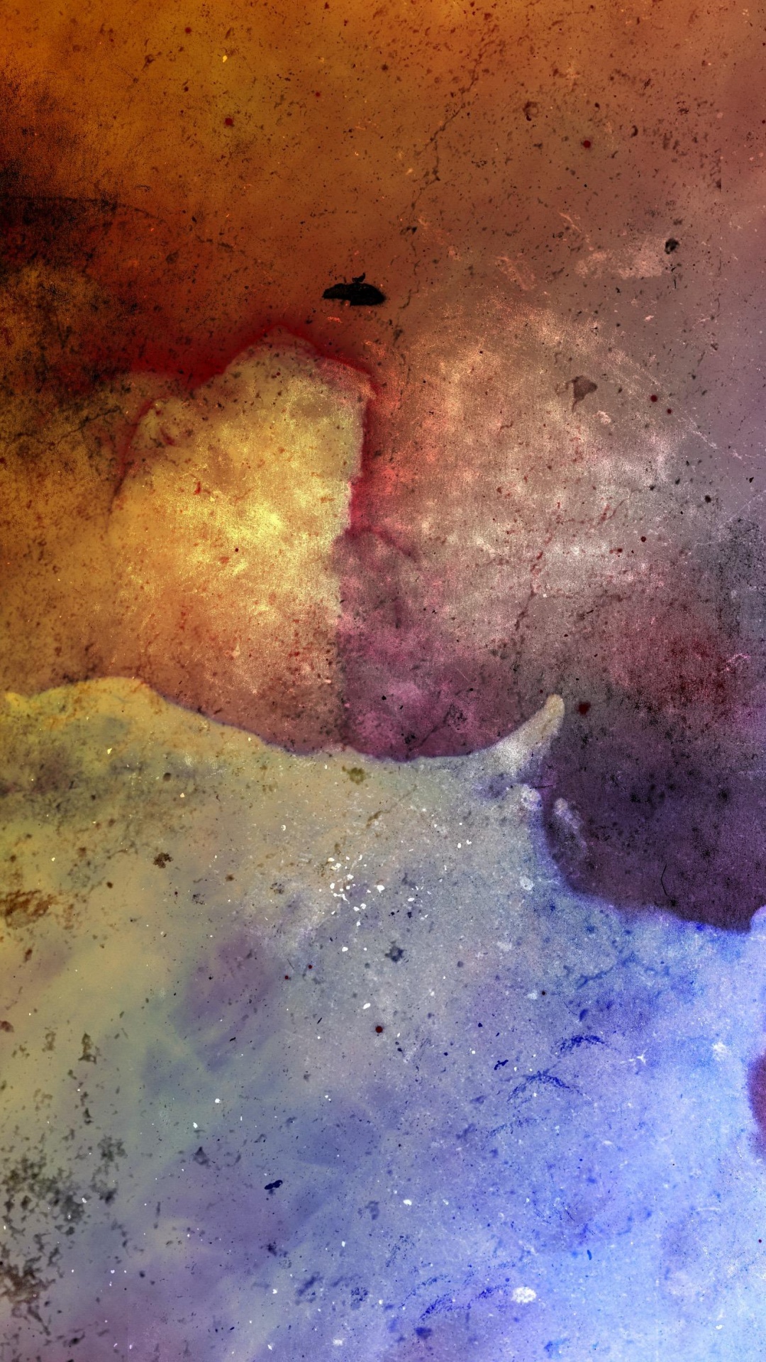 Обои акварельные краски, живопись, акварельная живопись, акриловая краска, арт в разрешении 1080x1920