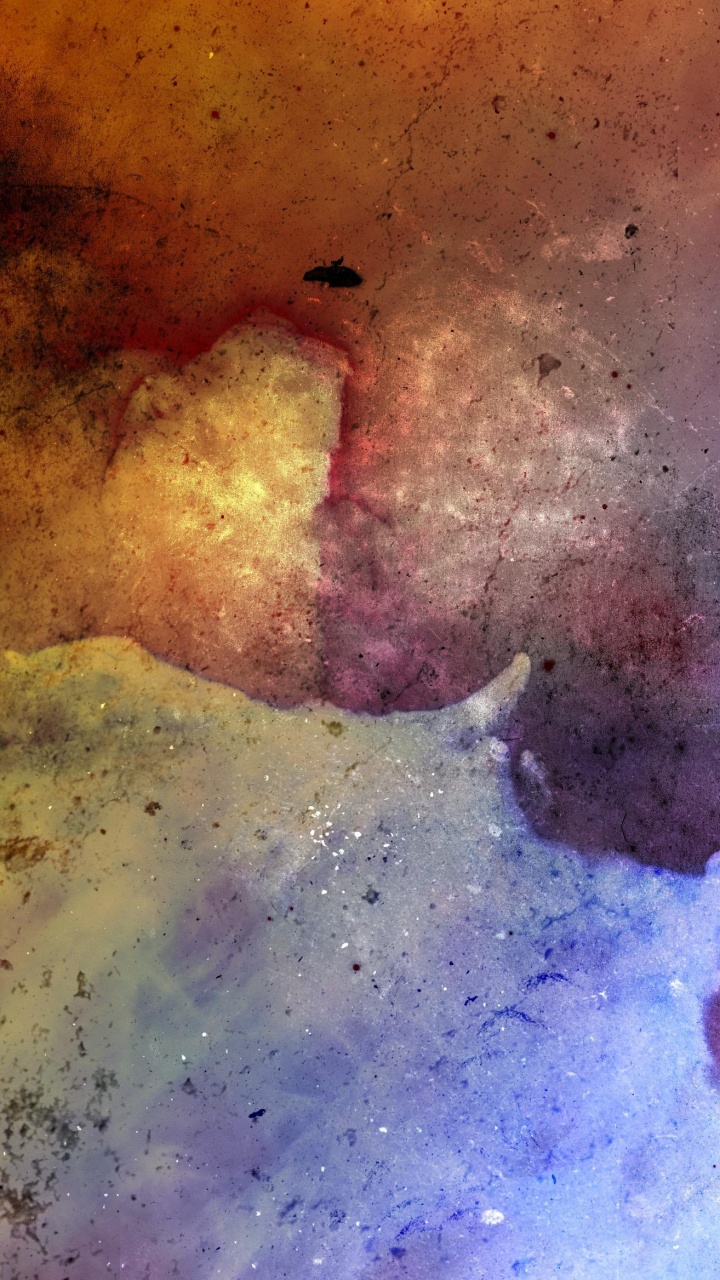 Обои акварельные краски, живопись, акварельная живопись, акриловая краска, арт в разрешении 720x1280