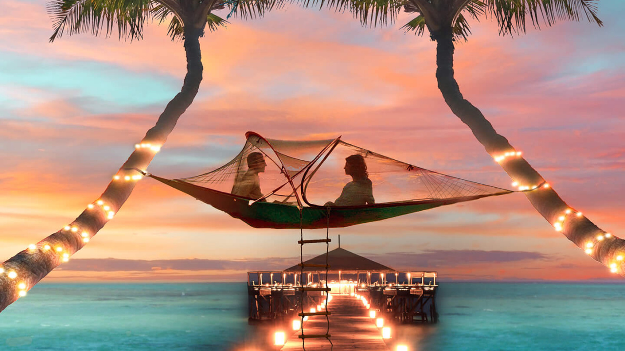 Обои Мальдивские закаты, Мальдивы, Мехико, Гавайи, закат в разрешении 1280x720