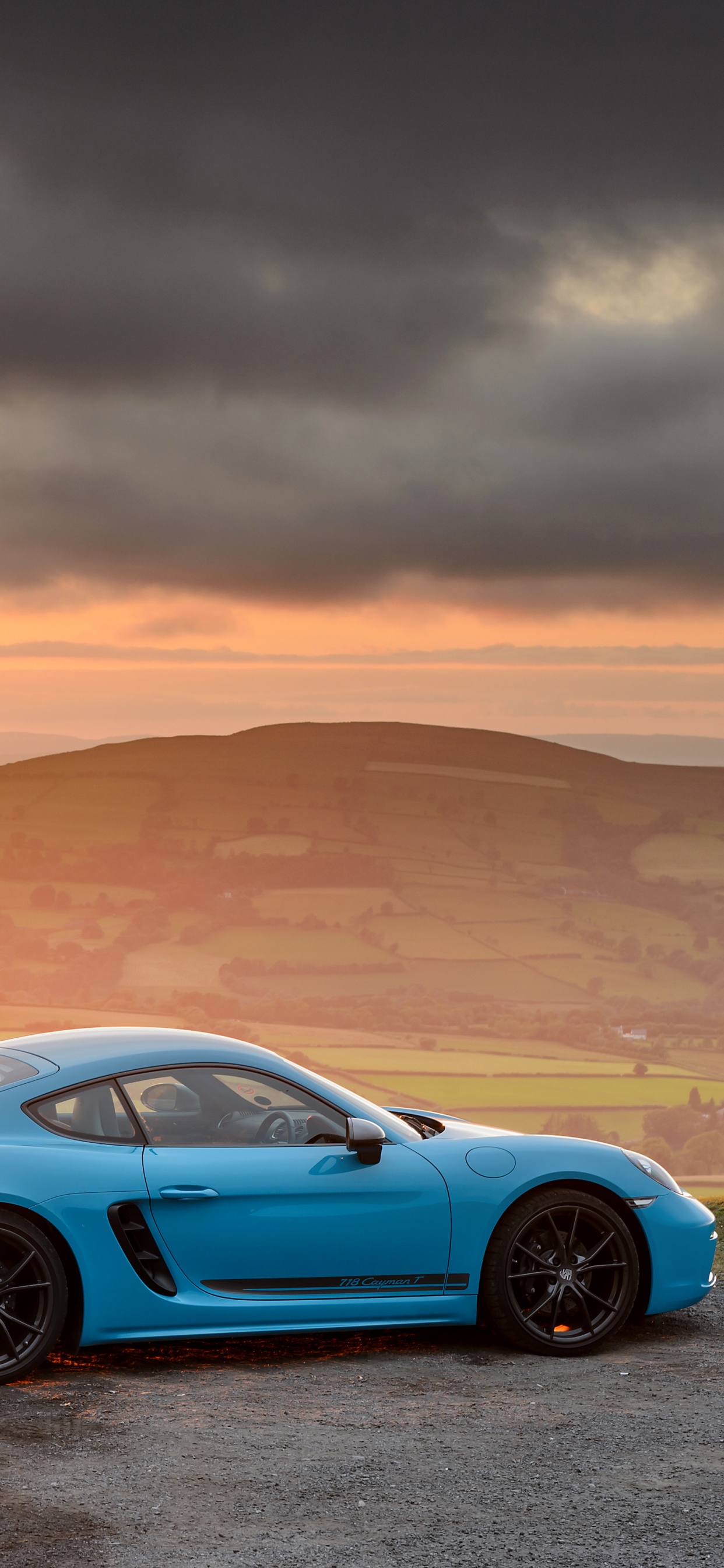 Обои Порше, спорткар, суперкар, пейзаж, Король в разрешении 1242x2688