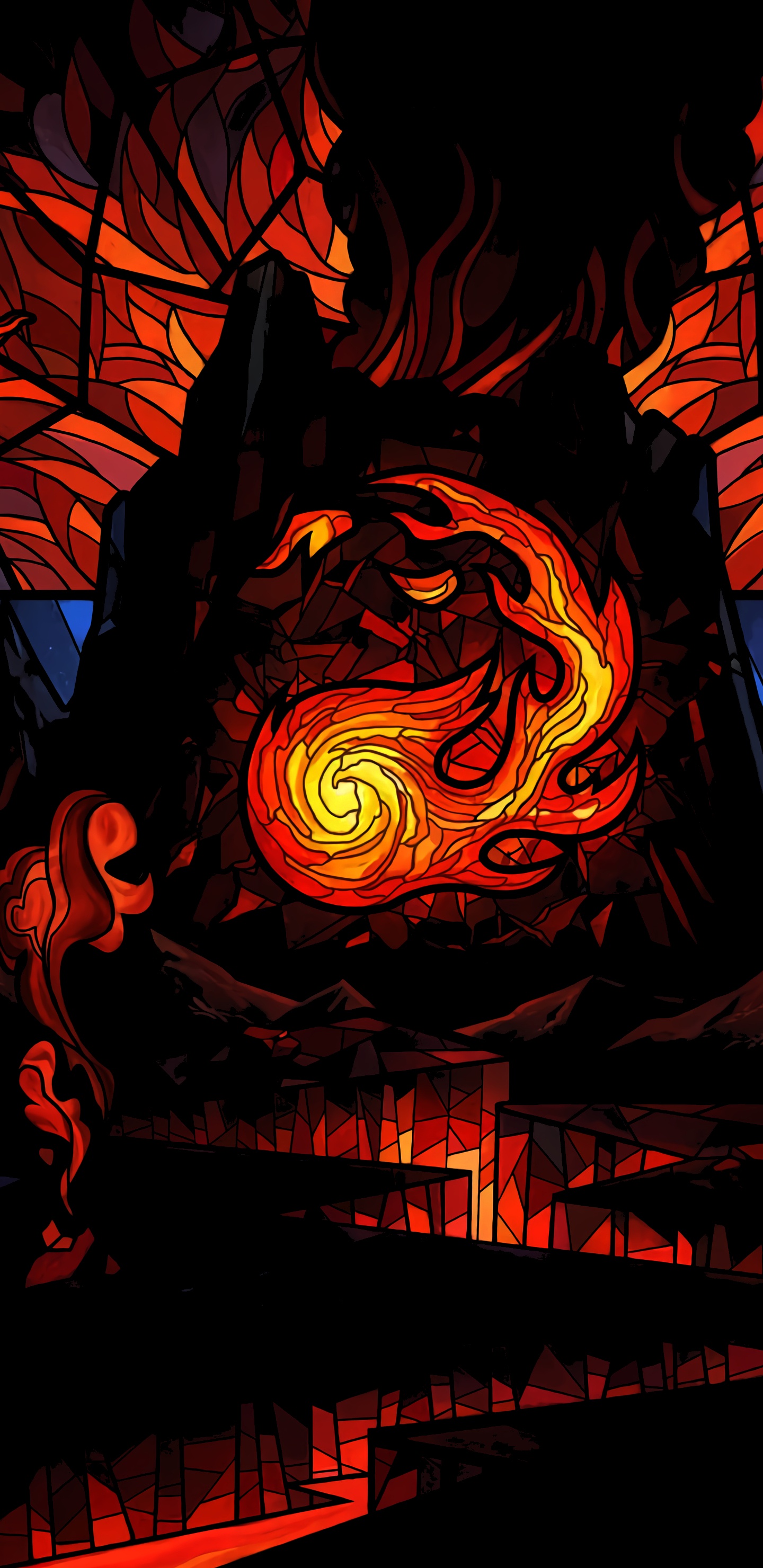 Обои МТГ Доминария Маунтин, magic the gathering, тайное озорство, Времени в Доминарии, игральная карта в разрешении 1440x2960