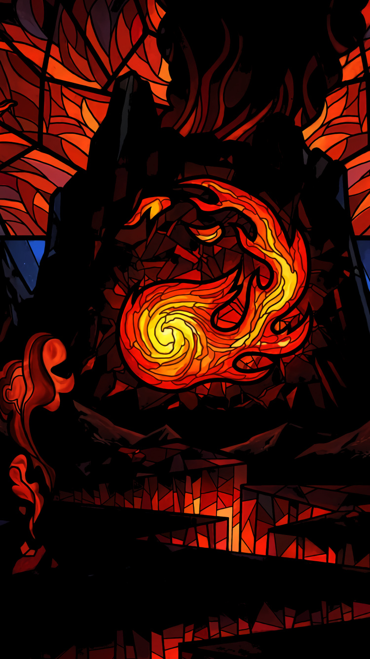 Обои МТГ Доминария Маунтин, magic the gathering, тайное озорство, Времени в Доминарии, игральная карта в разрешении 750x1334