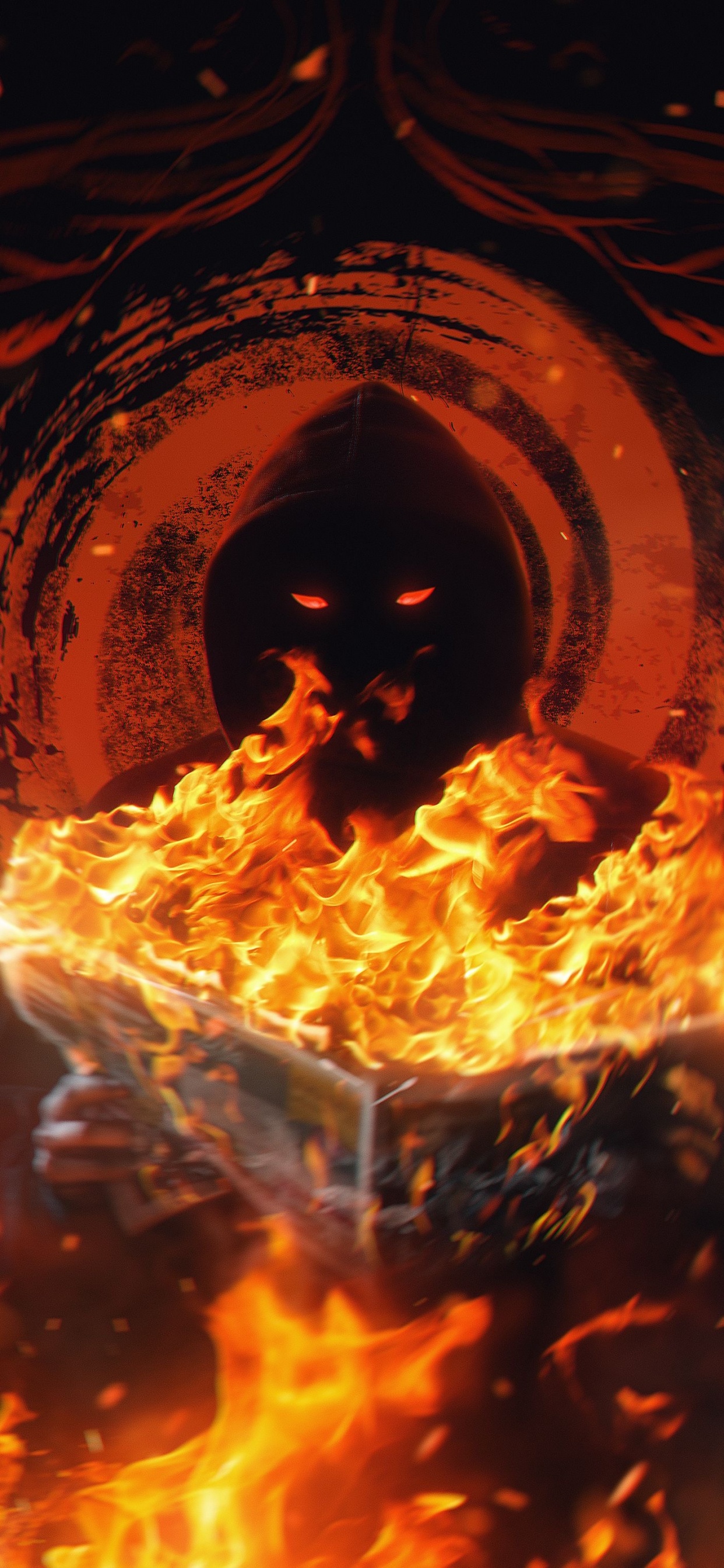 Обои пламя, тепло, физика, наука, термодинамика в разрешении 1242x2688