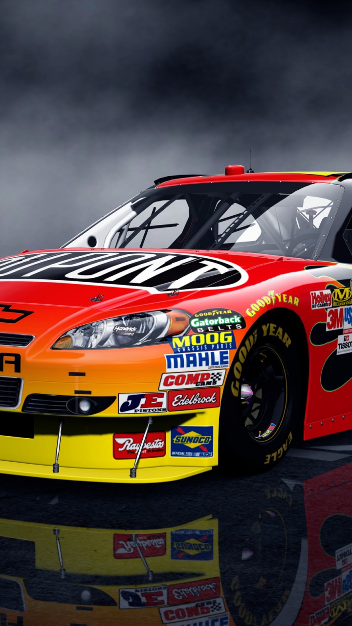 Обои гонки NASCAR, автогонки, гастроли гоночный автомобиль, гоночный, авто в разрешении 720x1280