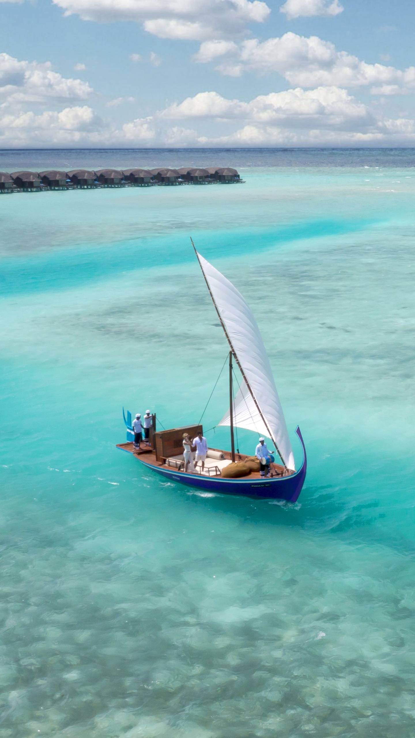 Обои море, Дхигит, отпуск, прибежище, пляж в разрешении 1440x2560