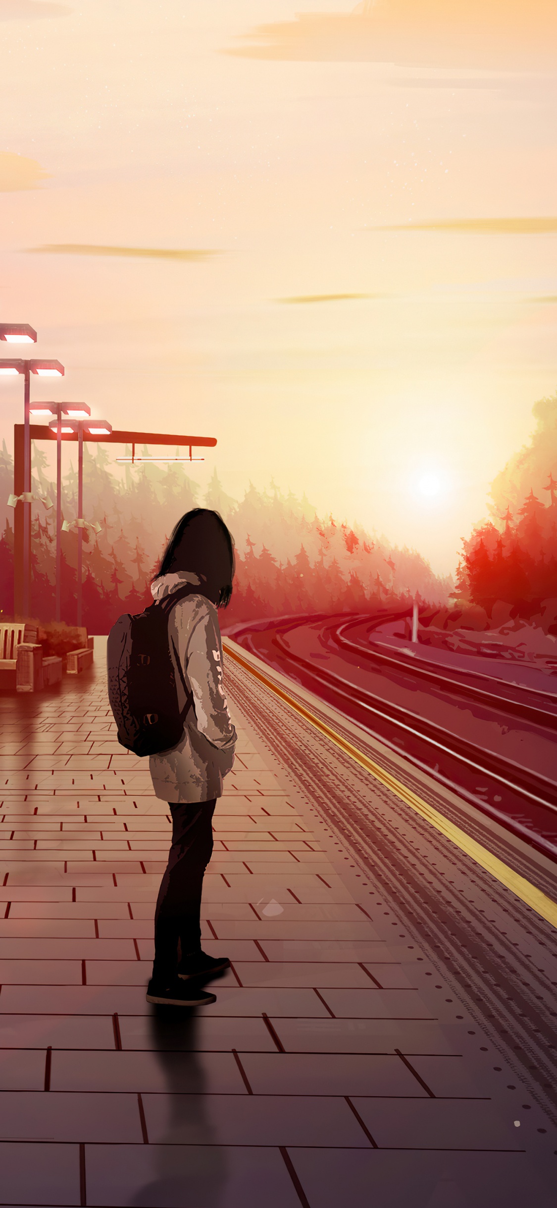 Обои Travelling To New Place в разрешении 1125x2436