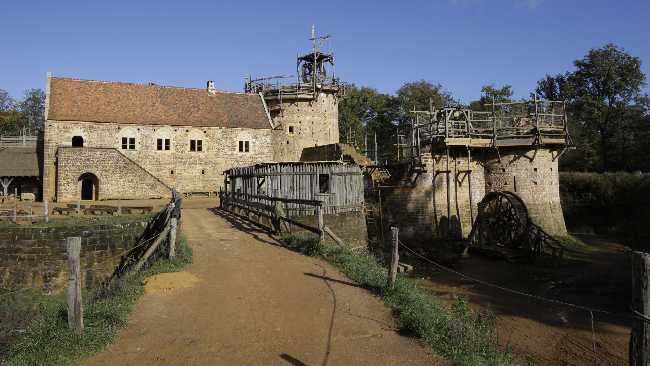 Обои фортификация, средневековье, замок, историческое место, здание в разрешении 1280x720