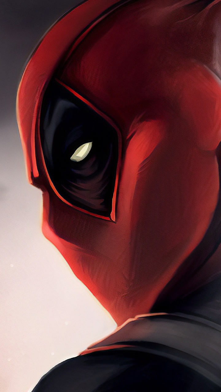 Обои дэдпул, комиксы Марвел, арт, супергерой, иллюстрация в разрешении 720x1280