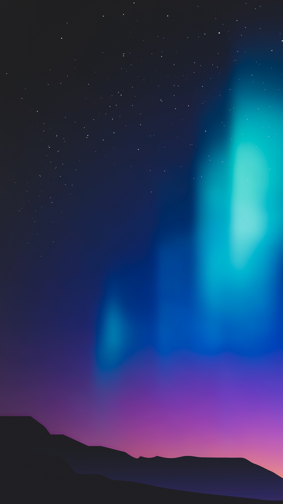 Обои атмосфера, природа, лазурный, черный, природный ландшафт в разрешении 1080x1920