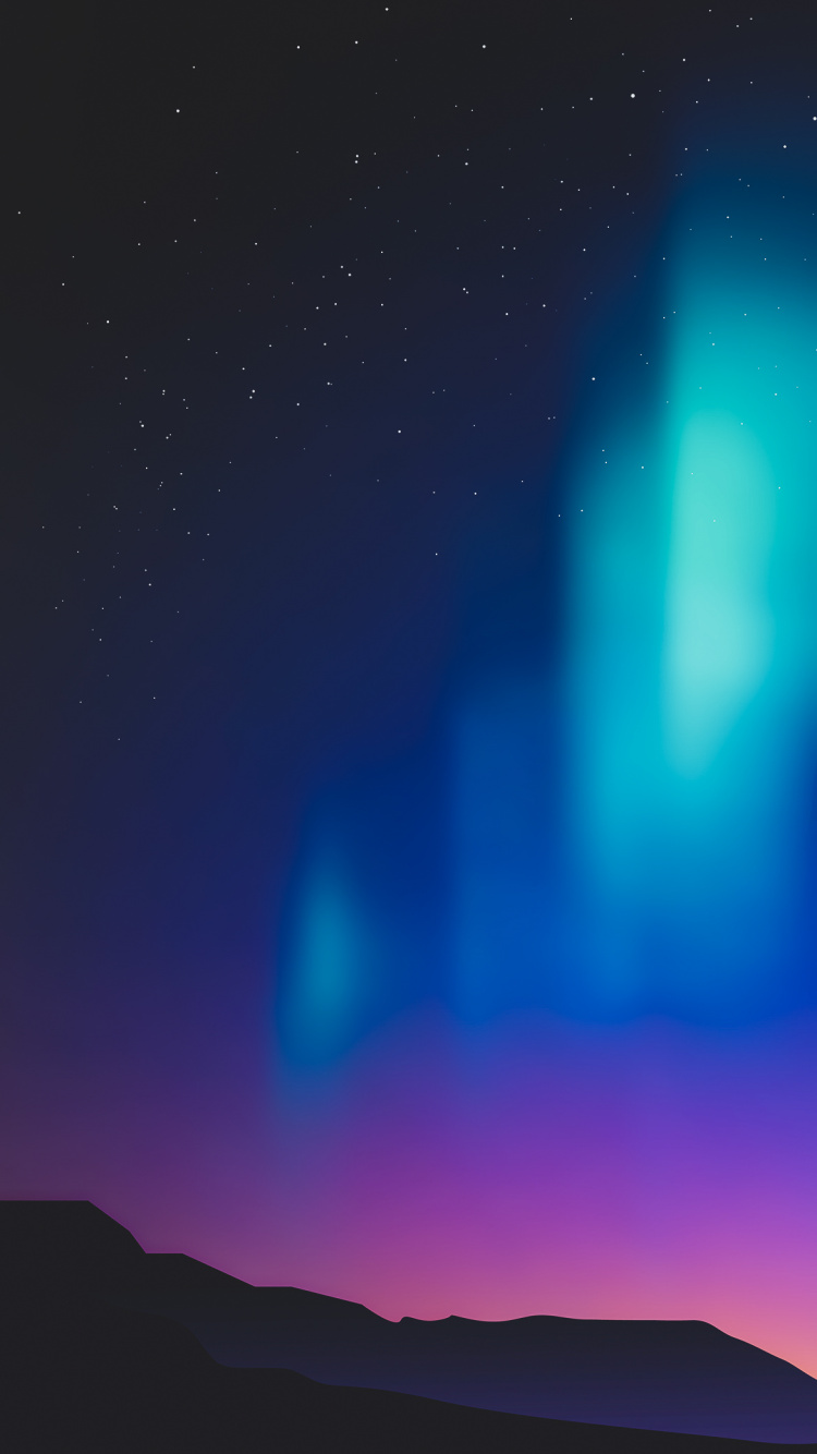 Обои атмосфера, природа, лазурный, черный, природный ландшафт в разрешении 750x1334