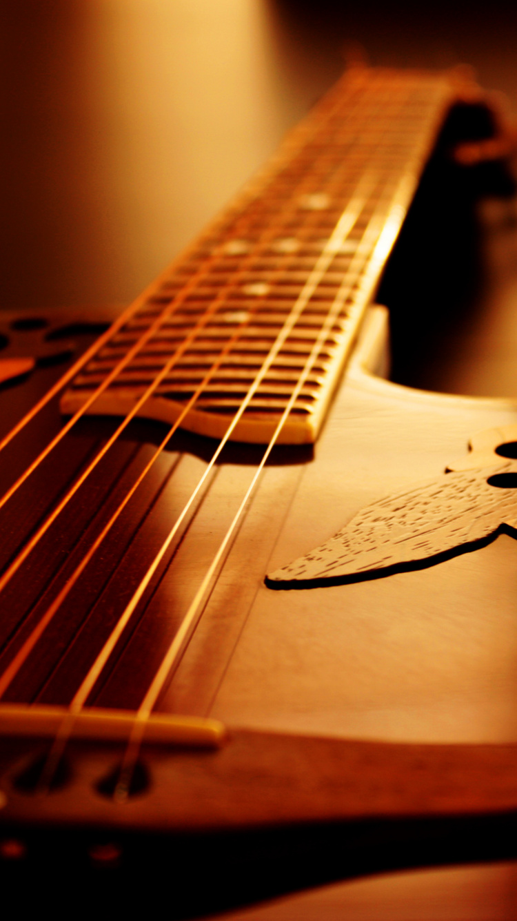 Обои гитара, акустическая гитара, струнный инструмент, музыкальный инструмент, щипковые струнные инструменты в разрешении 750x1334