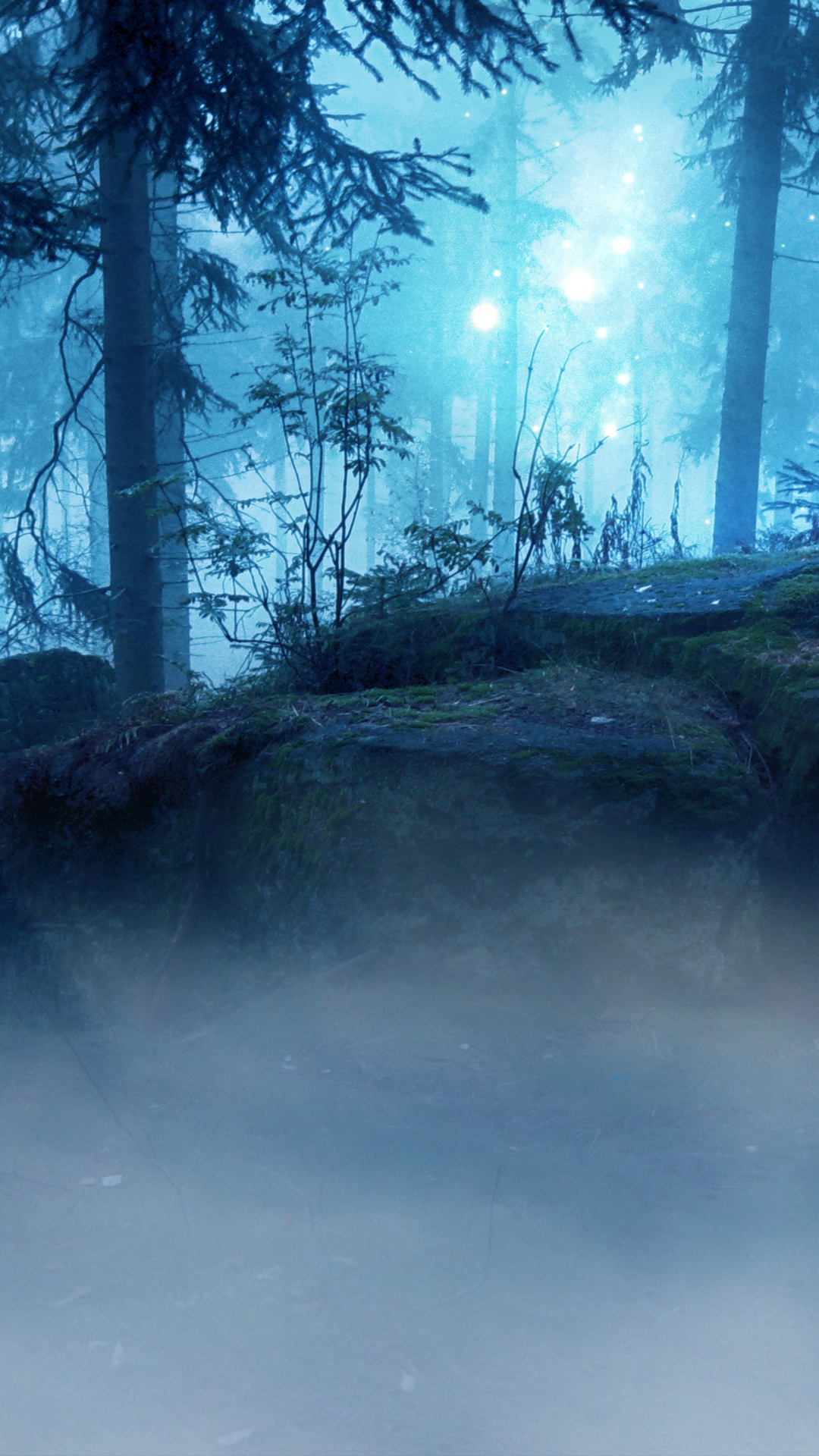 Обои природа, синий, природный ландшафт, окружающая среда, атмосфера в разрешении 1080x1920