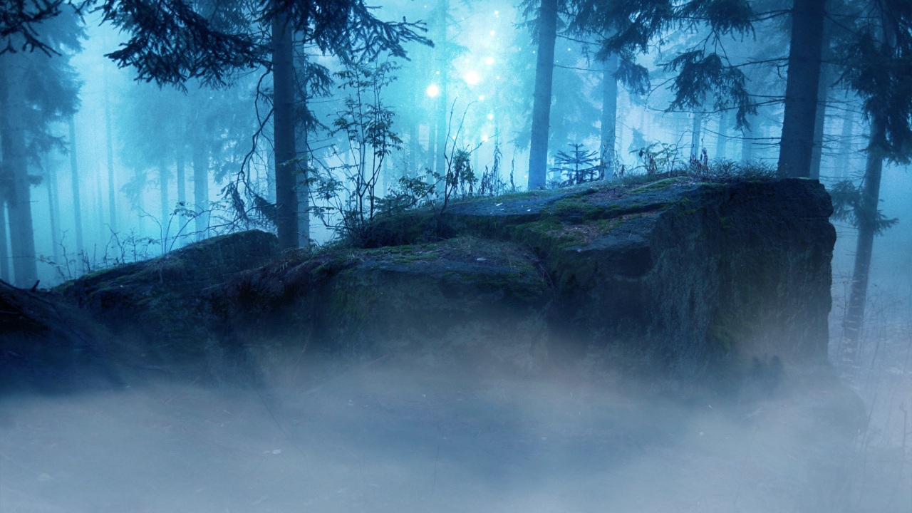 Обои природа, синий, природный ландшафт, окружающая среда, атмосфера в разрешении 1280x720