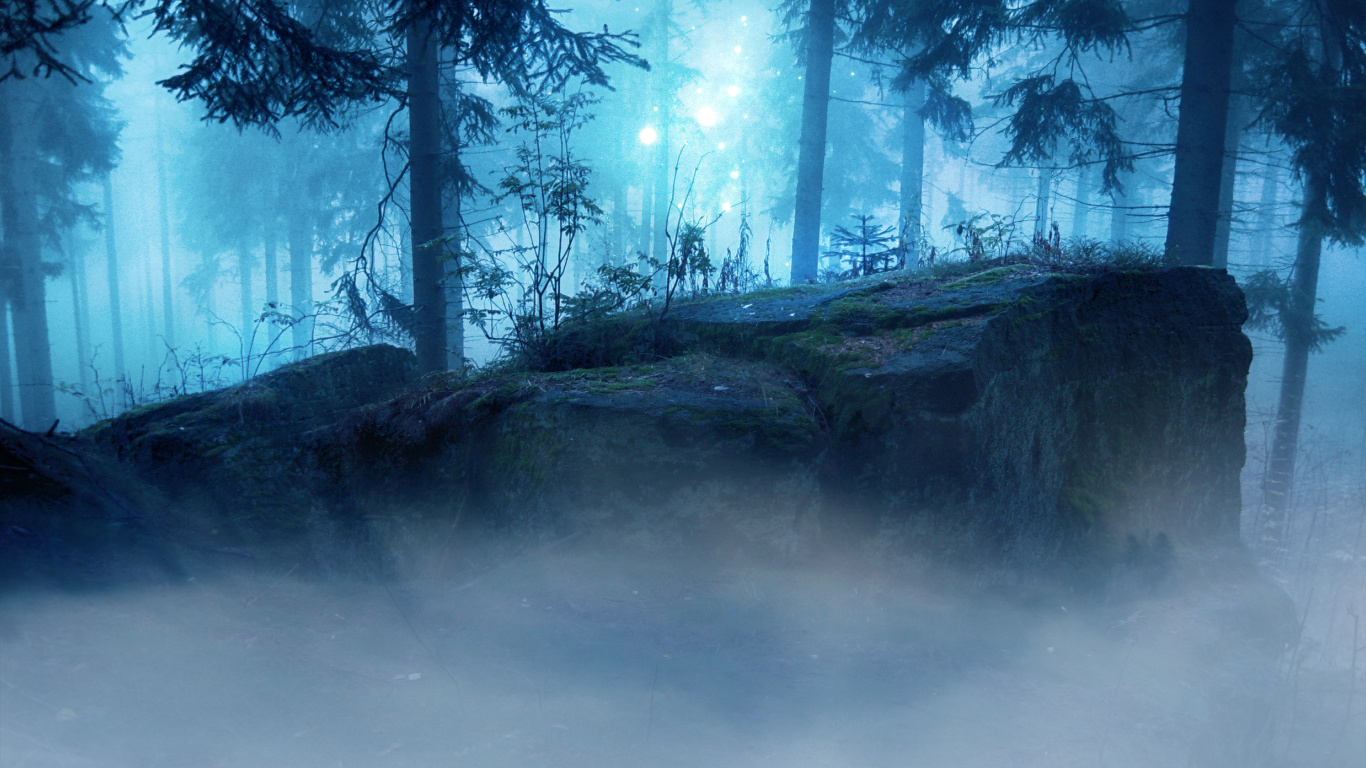 Обои природа, синий, природный ландшафт, окружающая среда, атмосфера в разрешении 1366x768