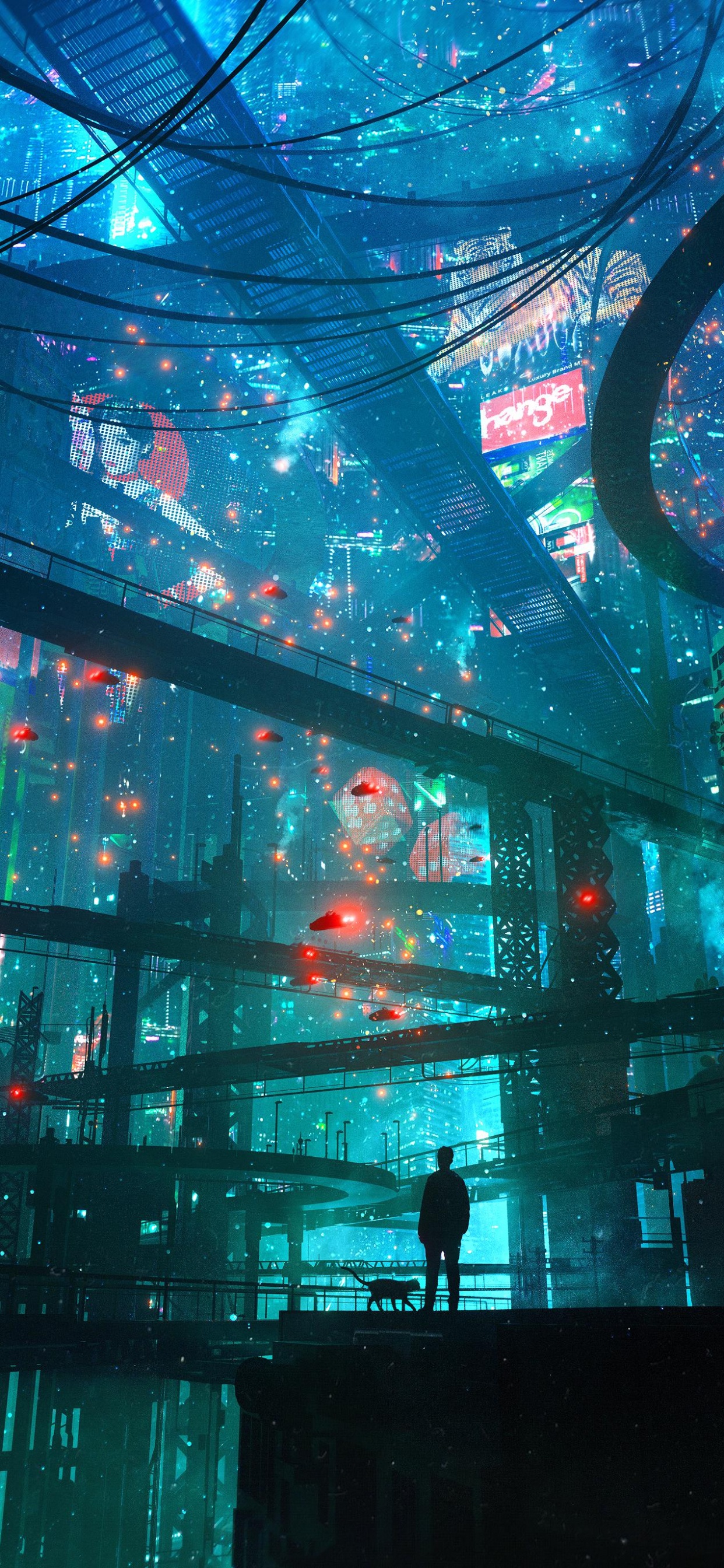 Обои дангиуз арт, арт, цифровое искусство, артист, произведение искусства в разрешении 1242x2688