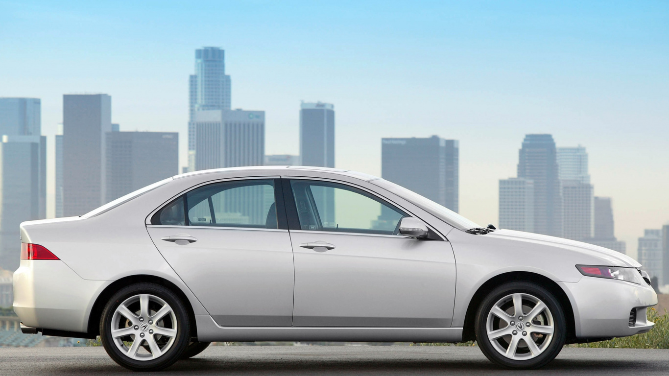 Обои акуры TSX, акура, наземный транспорт, семейный автомобиль, автоматическая коробка передач в разрешении 1366x768