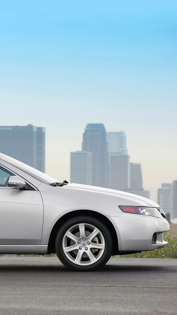 Обои акуры TSX, акура, наземный транспорт, семейный автомобиль, автоматическая коробка передач в разрешении 720x1280