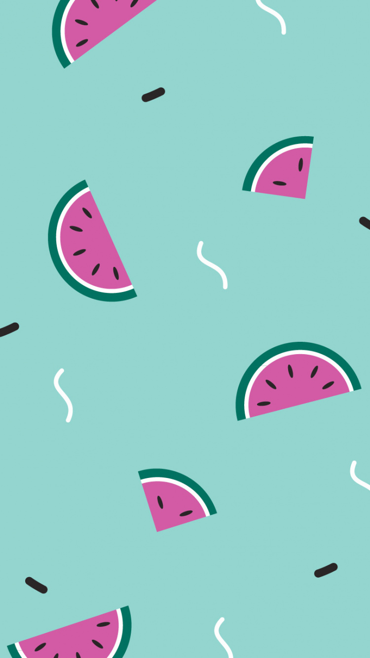 Обои розовый, узор, дизайн, иллюстрация, пурпурный цвет в разрешении 750x1334