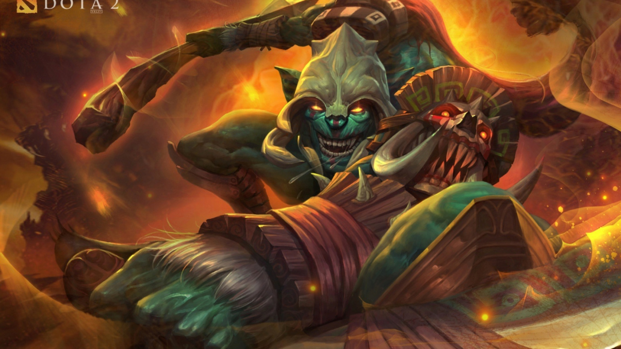 Обои дота 2, компьютерная игра, игры, фантастика, мифология в разрешении 1280x720