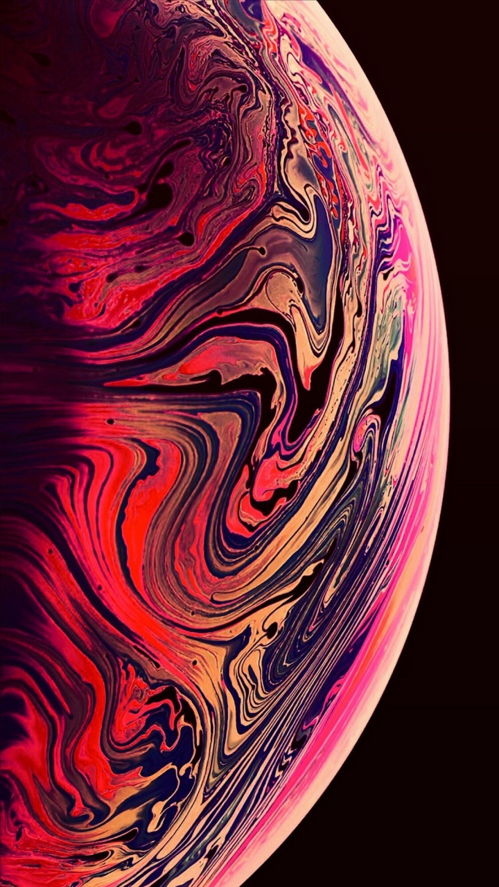 Обои apple, розовый, узор, пурпурный цвет, иллюстрация в разрешении 720x1280