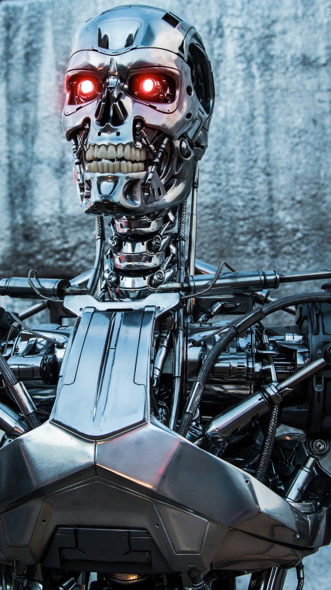 Обои робот, машина, технологии, ученый, военный в разрешении 1080x1920