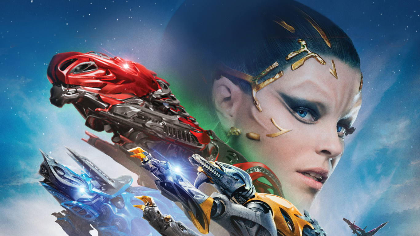 Обои Могучие Рейнджеры, DVD, иллюстрация, арт, космос в разрешении 1366x768