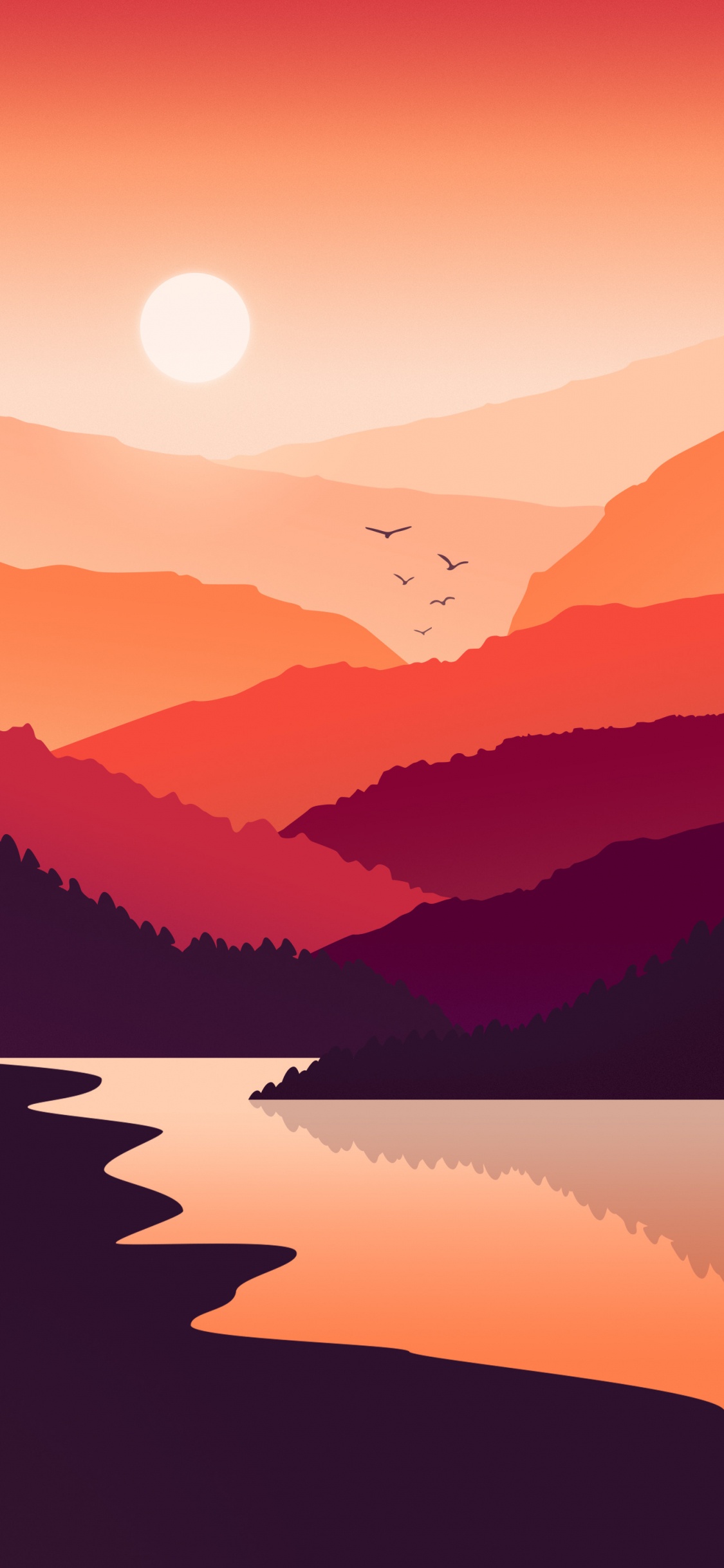 Обои откровения, андроид, пусковая установка gca, атмосфера, вода в разрешении 1125x2436